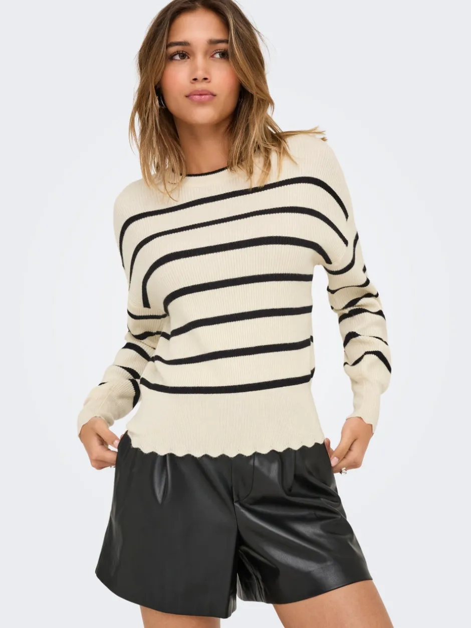Sale ONLIBI Striktrøje Dame Strik & Cardigans