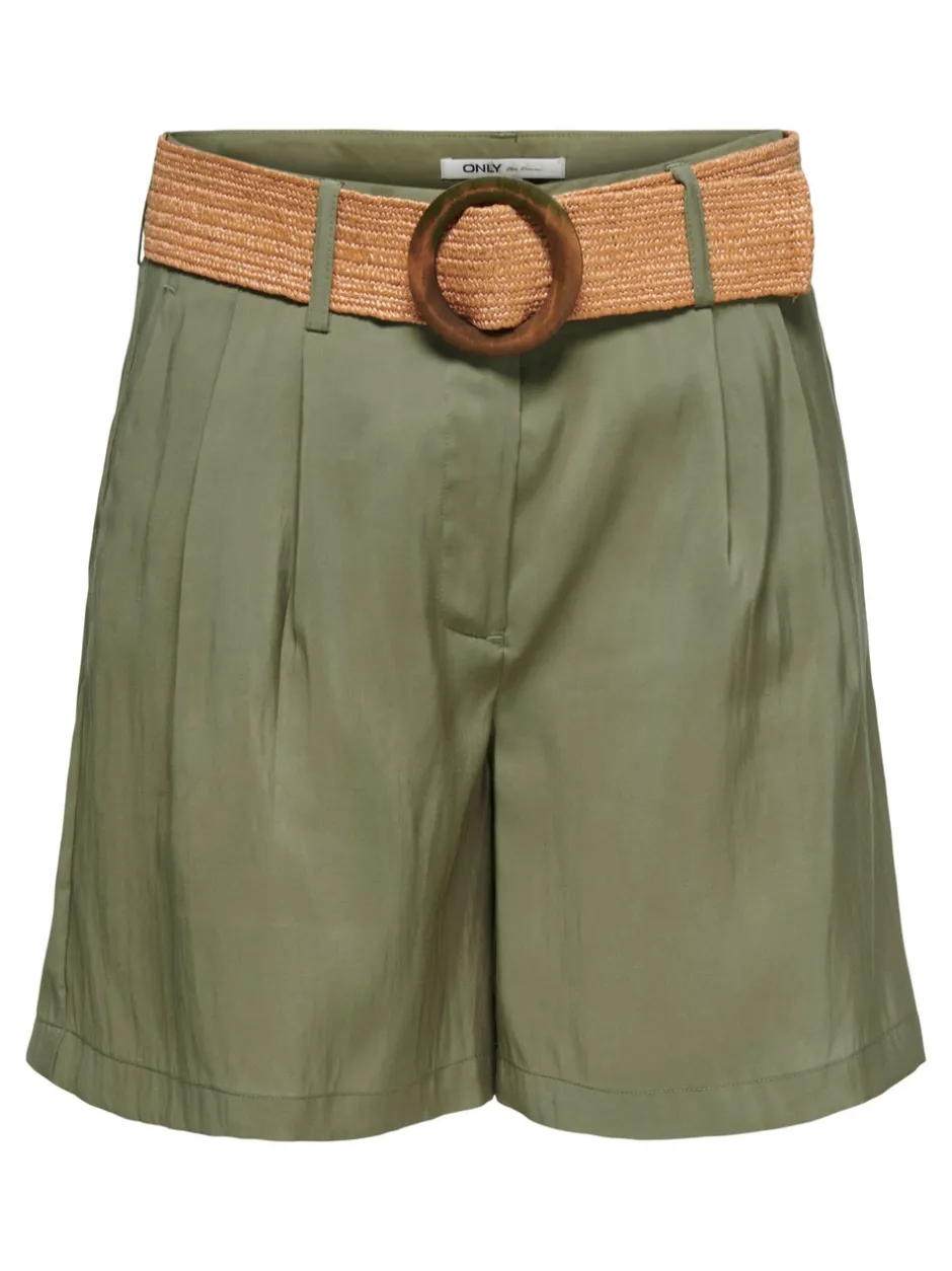 Best ONLIBIZA Høj talje Regular fit Bermuda-shorts Dame Shorts