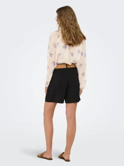 Discount ONLIBIZA Høj talje Regular fit Bermuda-shorts Dame Shorts