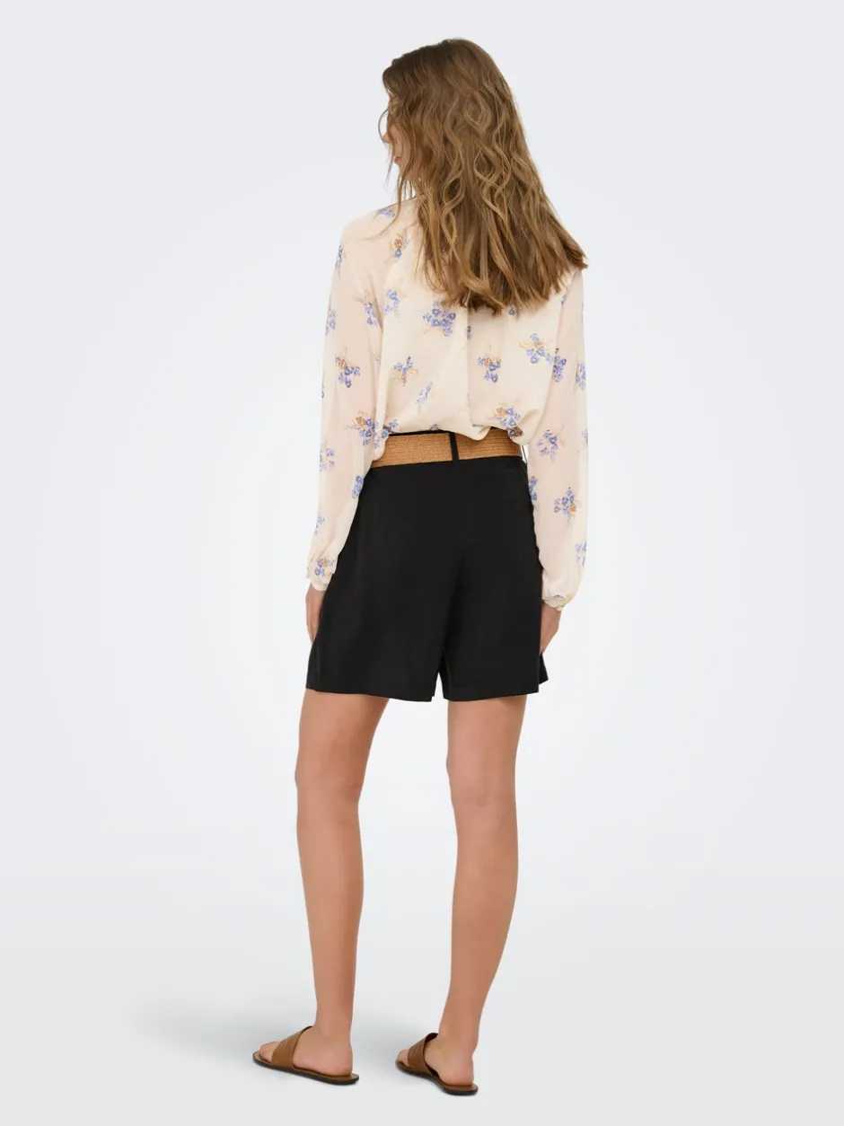 Discount ONLIBIZA Høj talje Regular fit Bermuda-shorts Dame Shorts