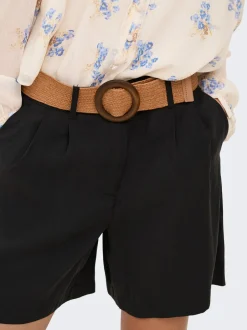 Discount ONLIBIZA Høj talje Regular fit Bermuda-shorts Dame Shorts