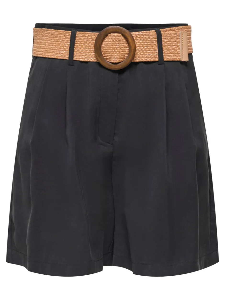 Discount ONLIBIZA Høj talje Regular fit Bermuda-shorts Dame Shorts