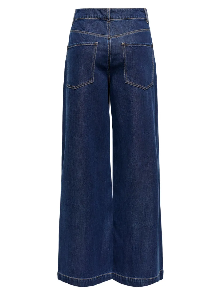 Hot ONLINGRID Mellemhøj talje Wide leg fit Jeans Dame Jeans|Jeans