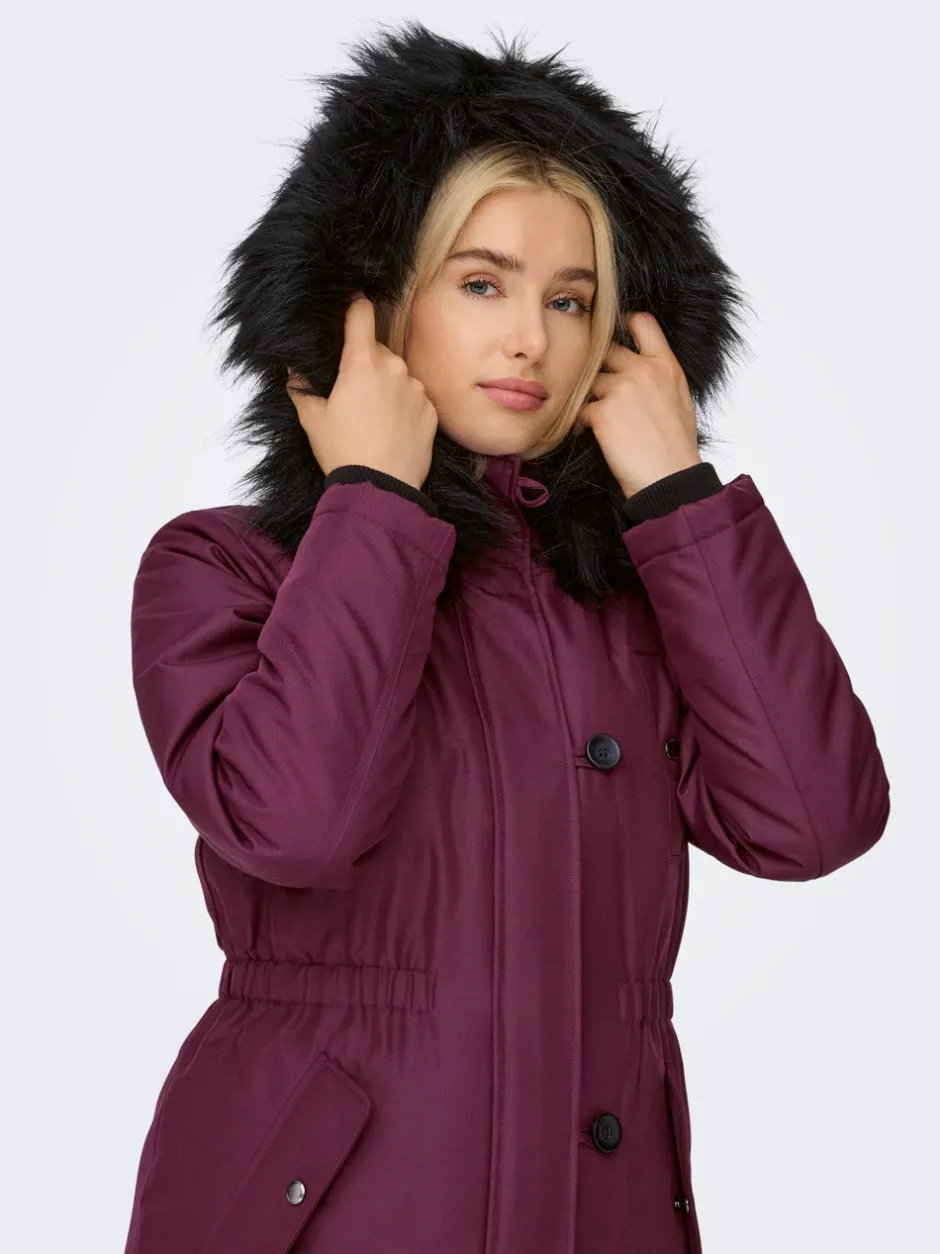 Outlet ONLIRIS Lang parka Dame Jakker Og Frakker