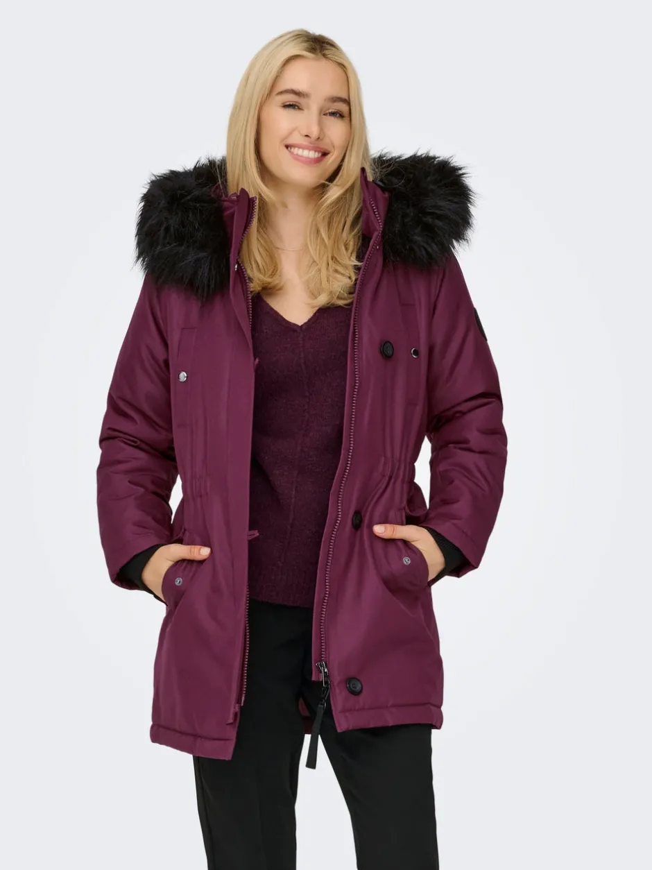 Outlet ONLIRIS Lang parka Dame Jakker Og Frakker
