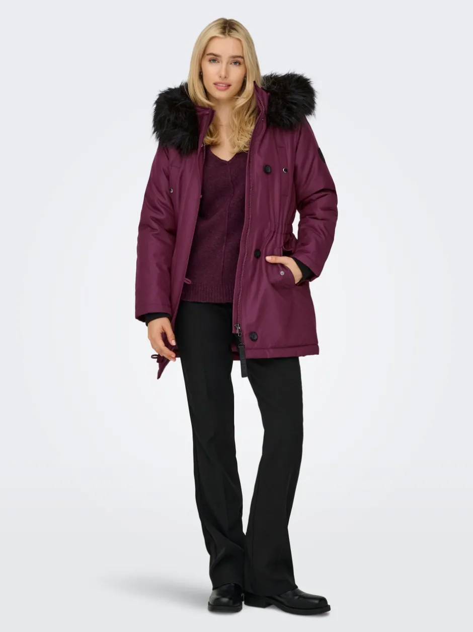 Outlet ONLIRIS Lang parka Dame Jakker Og Frakker