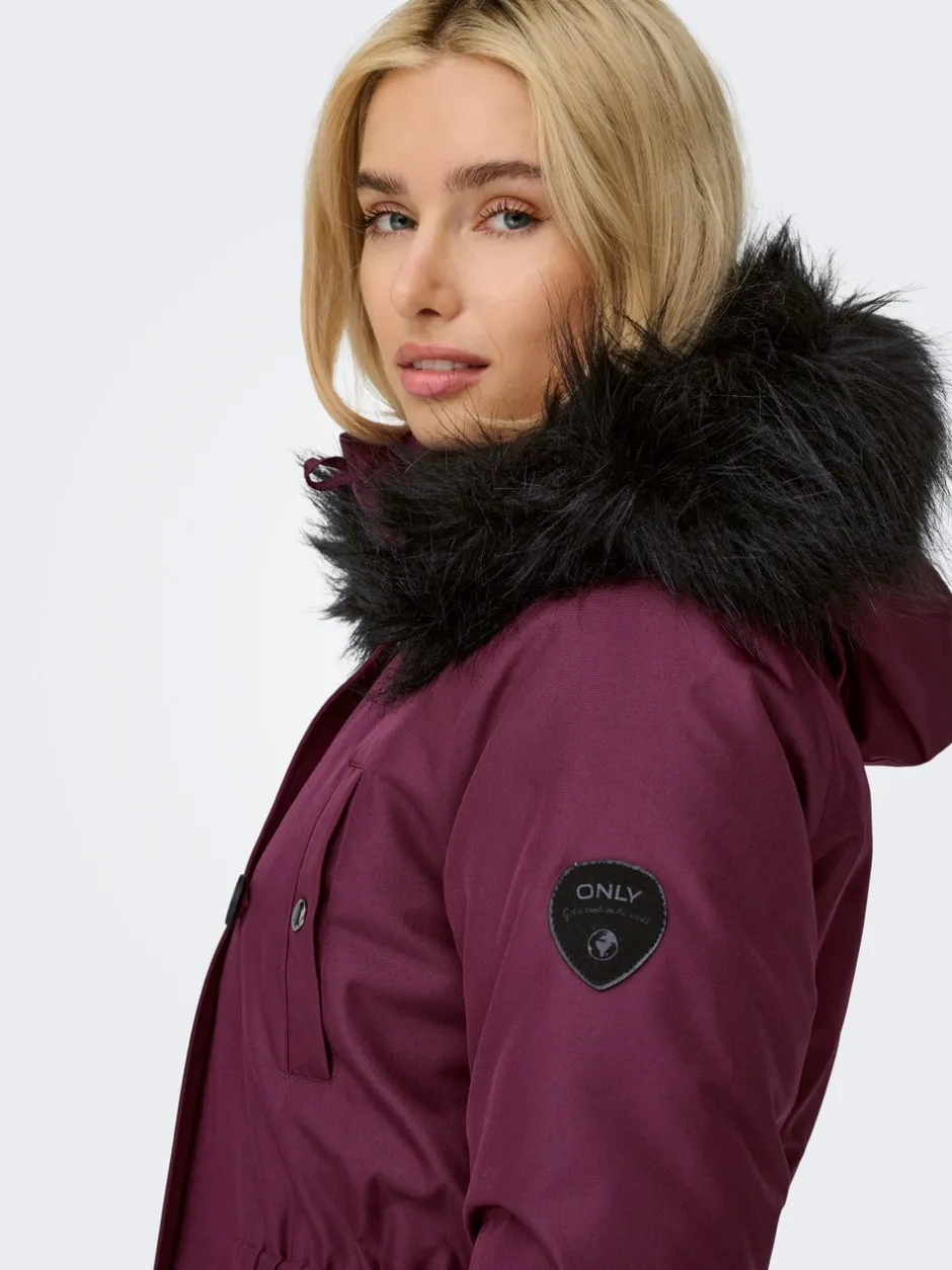 Outlet ONLIRIS Lang parka Dame Jakker Og Frakker