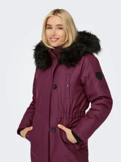 Outlet ONLIRIS Lang parka Dame Jakker Og Frakker