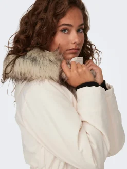 Discount ONLIRIS Lang parka Dame Jakker Og Frakker