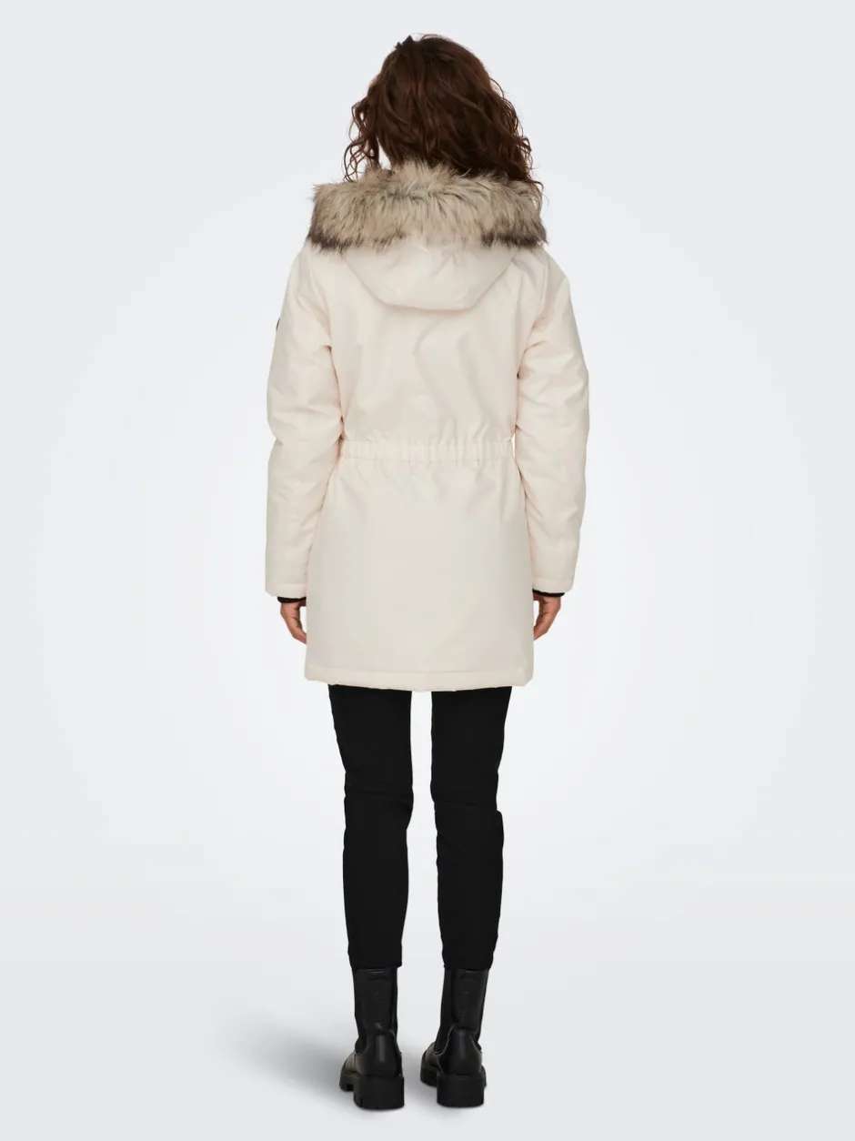Discount ONLIRIS Lang parka Dame Jakker Og Frakker