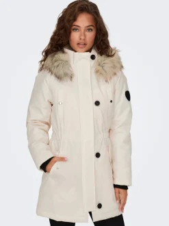 Discount ONLIRIS Lang parka Dame Jakker Og Frakker