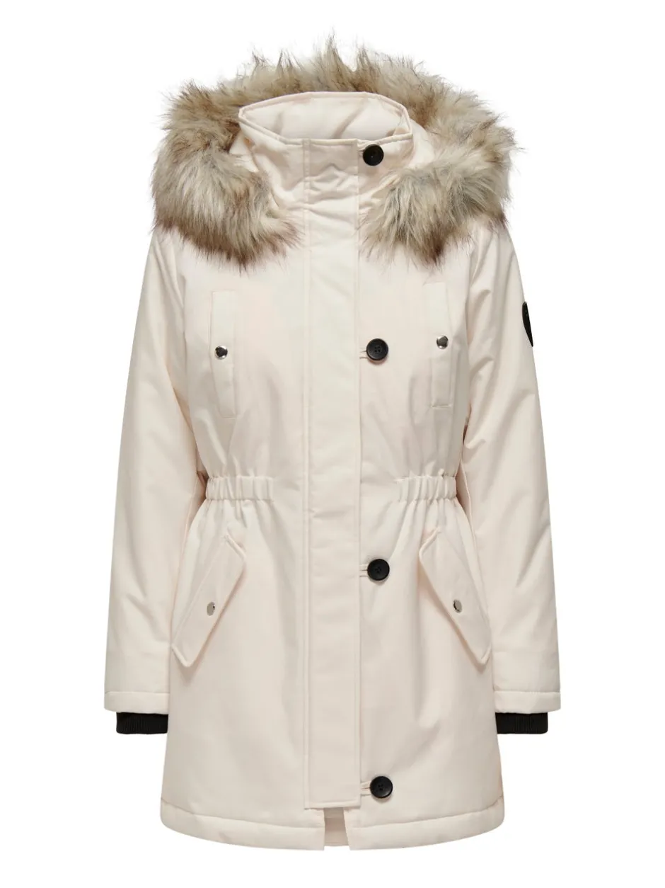 Discount ONLIRIS Lang parka Dame Jakker Og Frakker