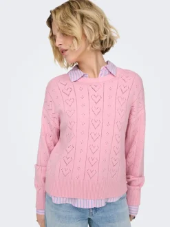 Hot ONLISA Striktrøje Dame Strik & Cardigans