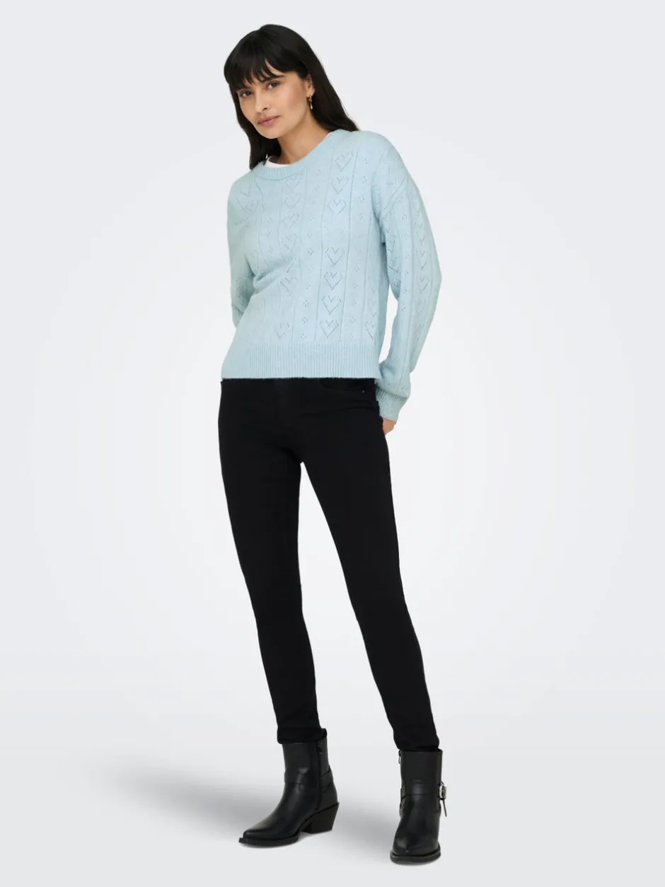 Hot ONLISA Striktrøje Dame Strik & Cardigans