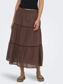 Discount ONLISABELLA Nederdel Lang nederdel Dame Nederdele