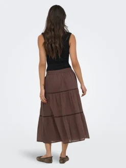 Discount ONLISABELLA Nederdel Lang nederdel Dame Nederdele
