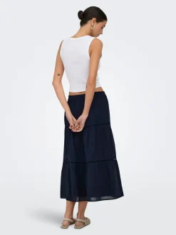 Discount ONLISABELLA Nederdel Lang nederdel Dame Nederdele