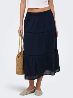 Discount ONLISABELLA Nederdel Lang nederdel Dame Nederdele
