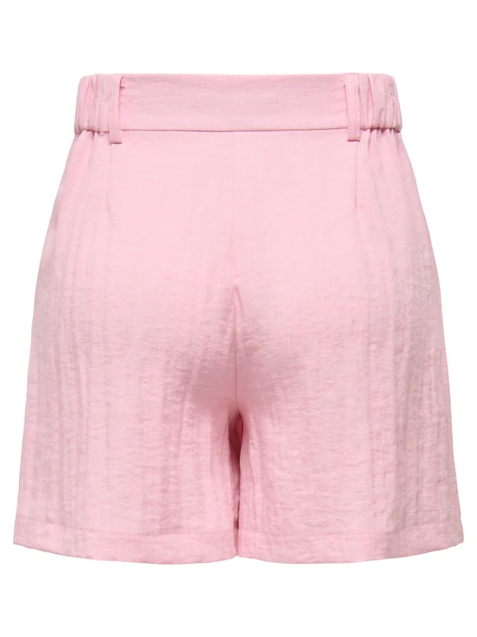 Discount ONLITA Høj talje Regular fit Hør Bermuda-shorts Dame Shorts