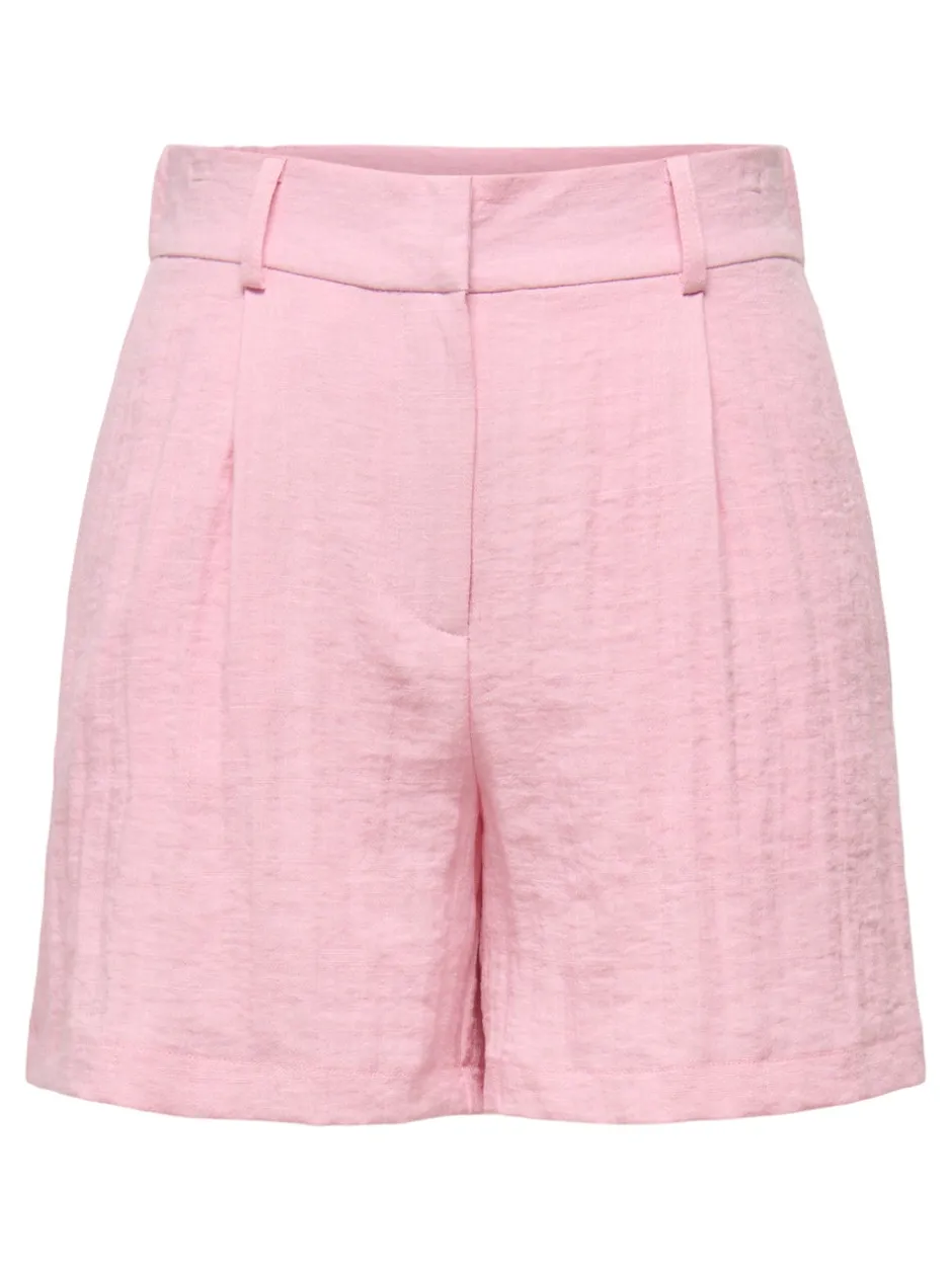 Discount ONLITA Høj talje Regular fit Hør Bermuda-shorts Dame Shorts