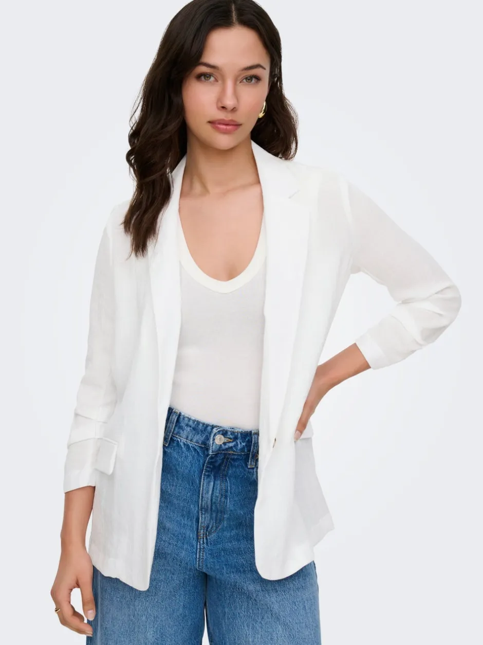 Online ONLITA Hør Blazer Dame Blazere & Veste