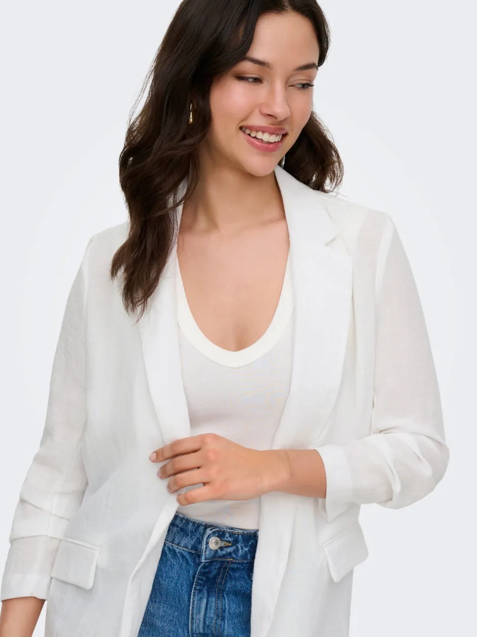 Online ONLITA Hør Blazer Dame Blazere & Veste