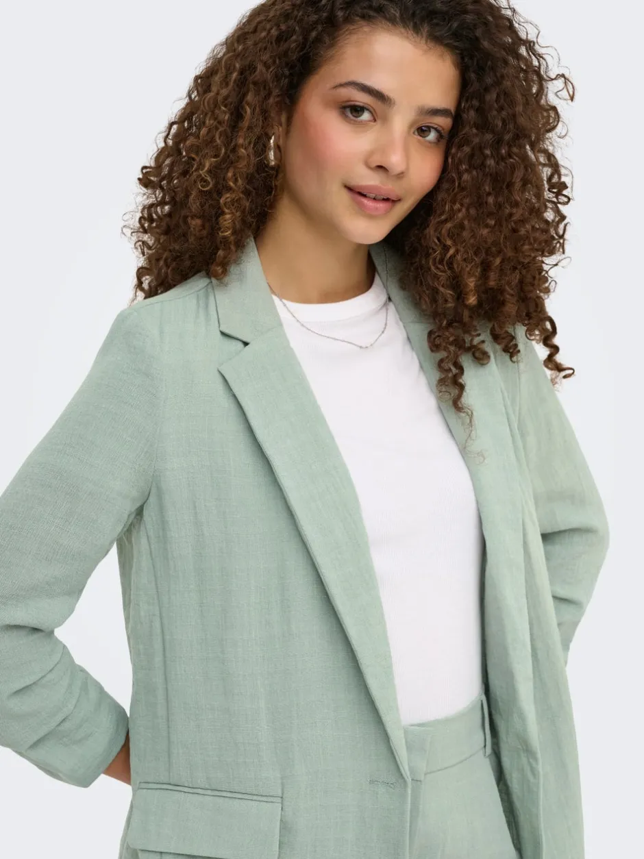 New ONLITA Hør Blazer Dame Blazere & Veste