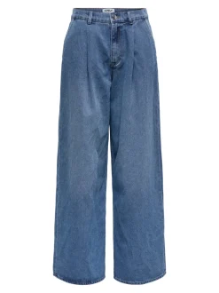 ONLIVY Mellemhøj talje Wide leg fit Jeans Dame Jeans|Jeans