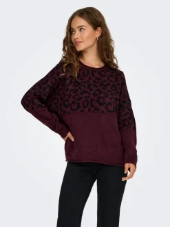 Hot ONLJADE Striktrøje Dame Strik & Cardigans