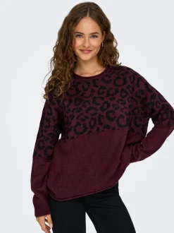 Hot ONLJADE Striktrøje Dame Strik & Cardigans