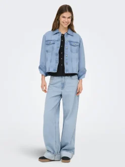 Sale ONLJANE Denimjakke Dame Jakker Og Frakker|Double Denim