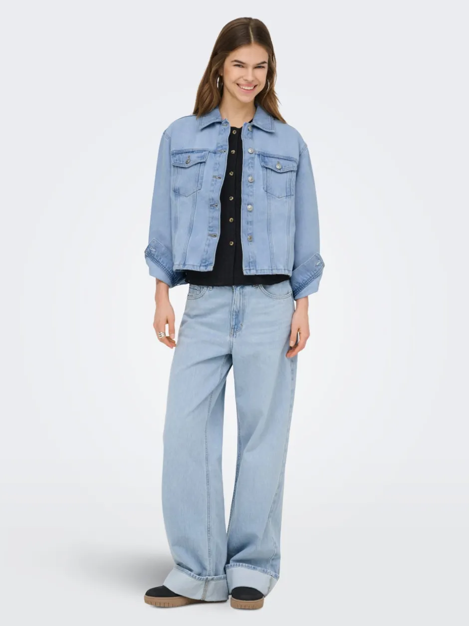 Sale ONLJANE Denimjakke Dame Jakker Og Frakker|Double Denim