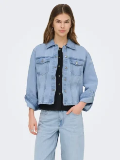 Sale ONLJANE Denimjakke Dame Jakker Og Frakker|Double Denim
