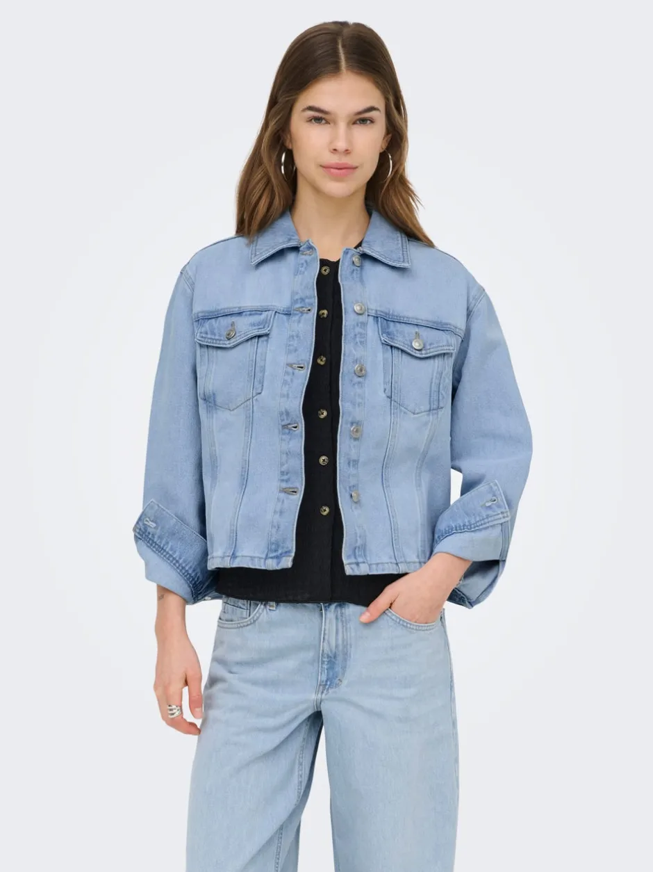 Sale ONLJANE Denimjakke Dame Jakker Og Frakker|Double Denim