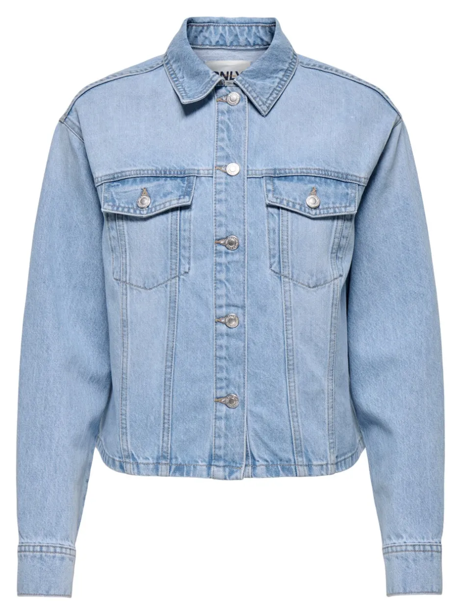 Sale ONLJANE Denimjakke Dame Jakker Og Frakker|Double Denim