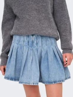 Hot ONLJEAN Denim Denim-nederdel Kort nederdel Dame Nederdele|Denimnederdele