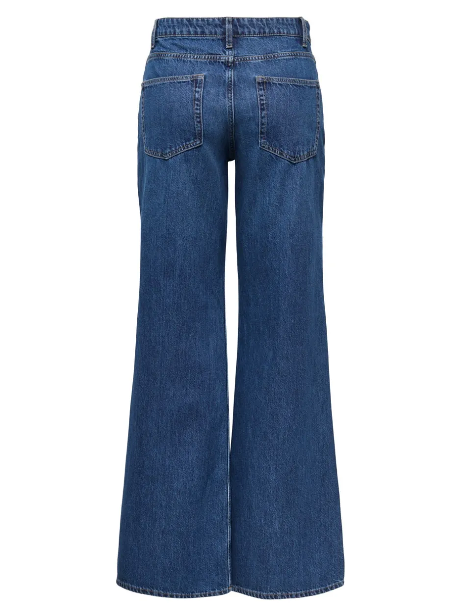 Hot ONLJEMMA Høj talje Wide leg fit Jeans Dame Jeans|Jeans