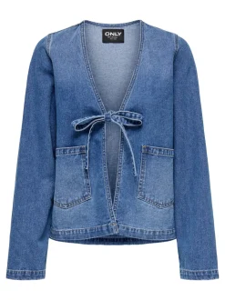 Hot ONLJENNA Denimjakke Dame Jakker Og Frakker|Double Denim