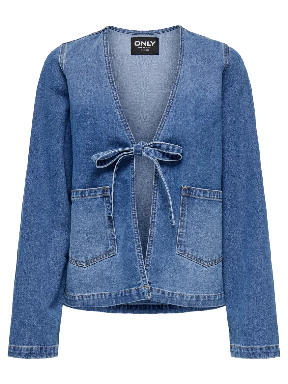 Hot ONLJENNA Denimjakke Dame Jakker Og Frakker|Double Denim