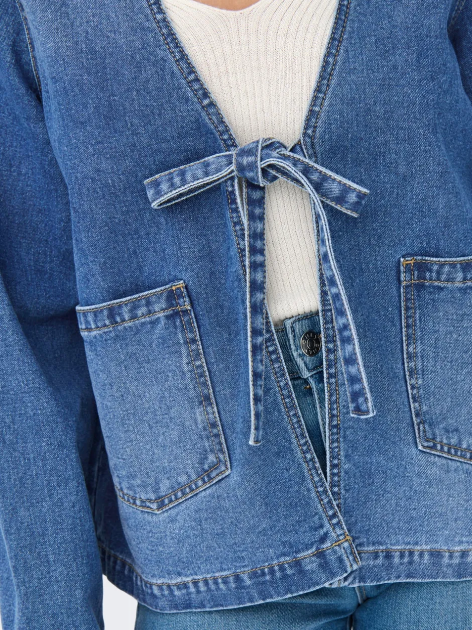 Hot ONLJENNA Denimjakke Dame Jakker Og Frakker|Double Denim