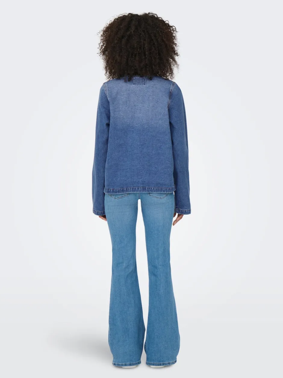 Hot ONLJENNA Denimjakke Dame Jakker Og Frakker|Double Denim