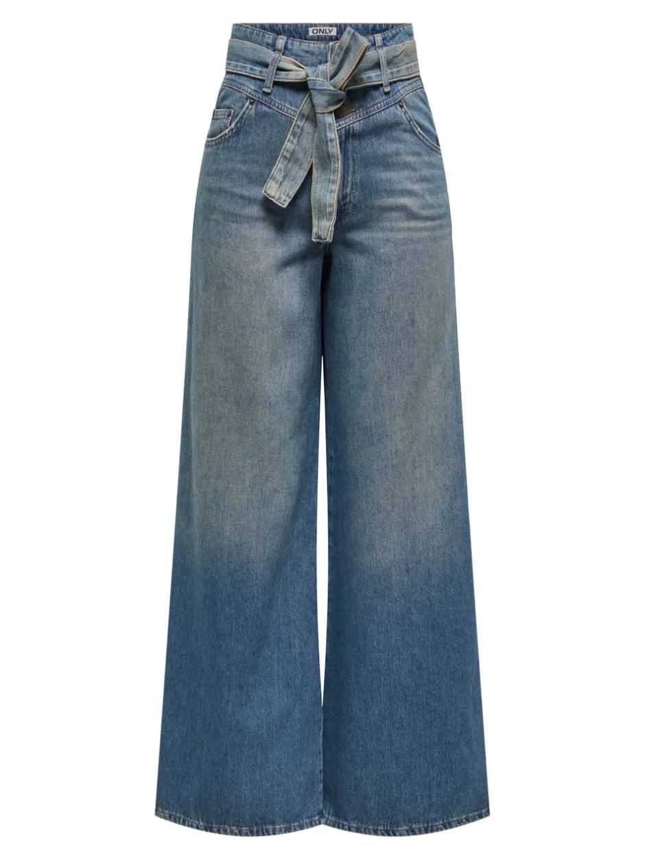 Best ONLJOELLE Høj talje Wide leg fit Jeans Dame Jeans|Jeans