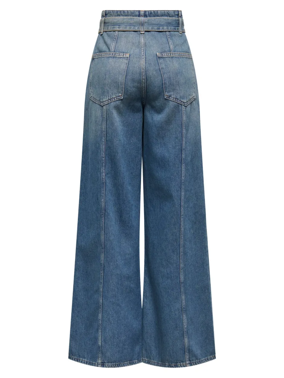 Best ONLJOELLE Høj talje Wide leg fit Jeans Dame Jeans|Jeans
