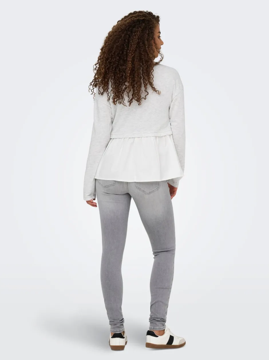 Discount ONLJOHANNA Sweatshirt Dame Sweatshirts