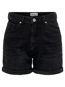 Clearance ONLJOSEPHINE Høj talje Regular fit Denim-shorts Dame Shorts|Double Denim