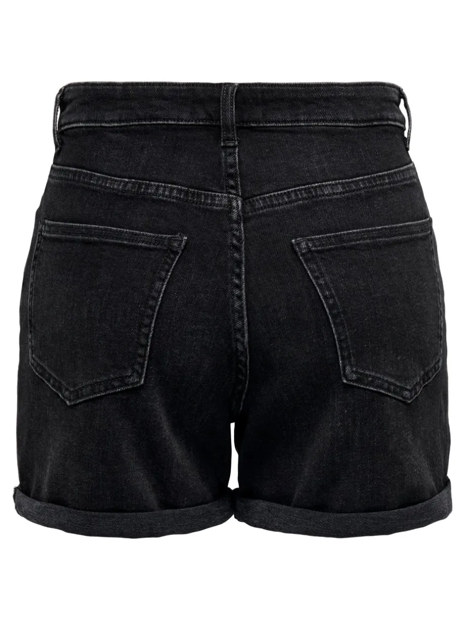 Clearance ONLJOSEPHINE Høj talje Regular fit Denim-shorts Dame Shorts|Double Denim