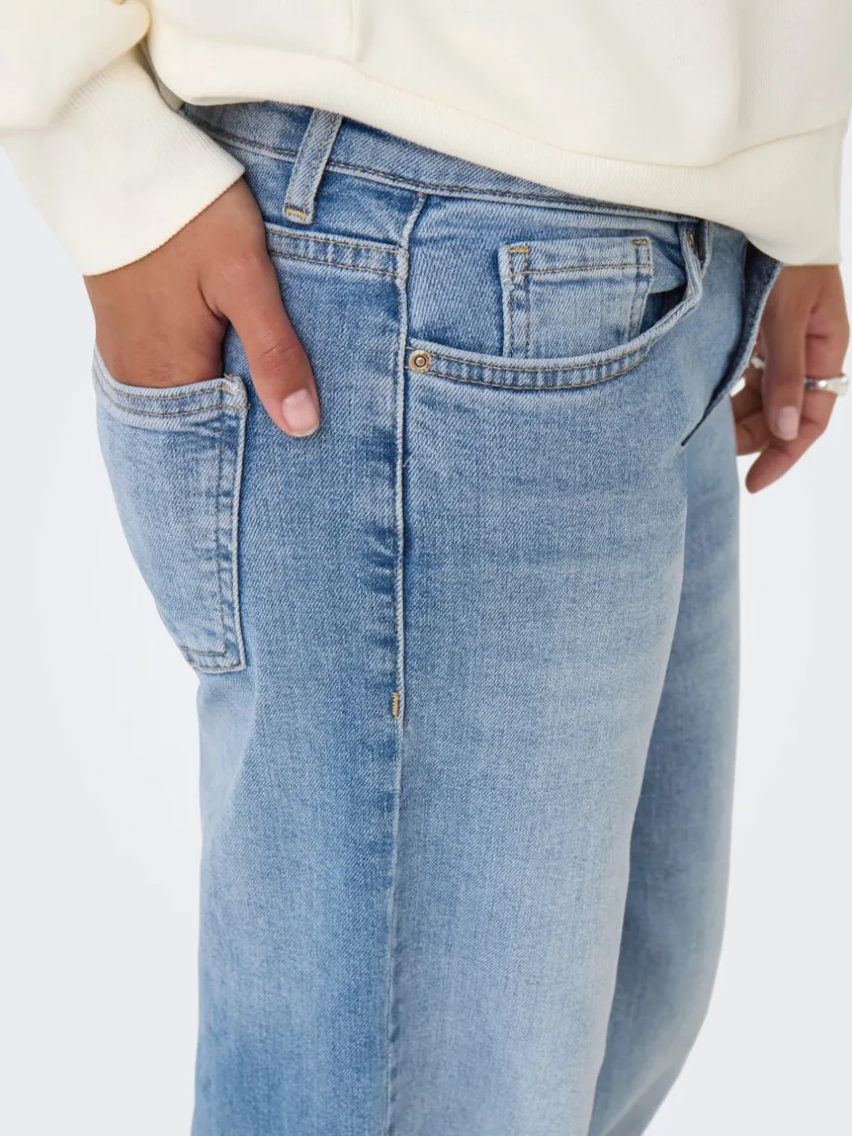 New ONLJUDY-O Lav talje Straight fit Jeans Dame Jeans|Jeans