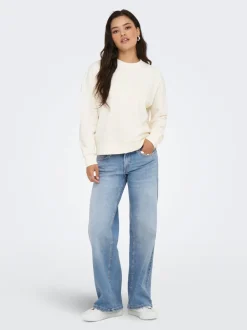 New ONLJUDY-O Lav talje Straight fit Jeans Dame Jeans|Jeans