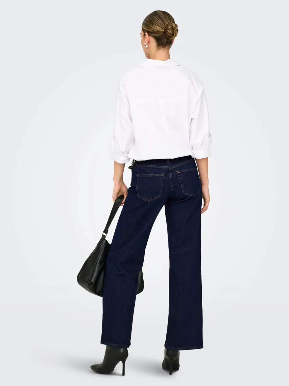 Outlet ONLJUDY-O Lav talje Wide leg fit Jeans Dame Jeans|Jeans