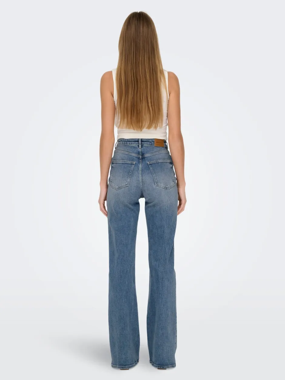 Best ONLJUICY Høj talje Flared fit Jeans Dame Jeans|Jeans